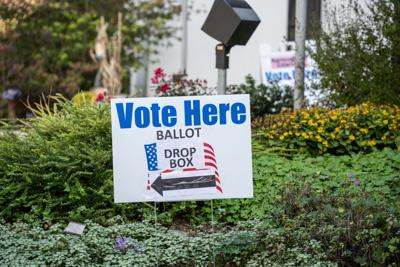 FILE - Election drop box Pennsylvania